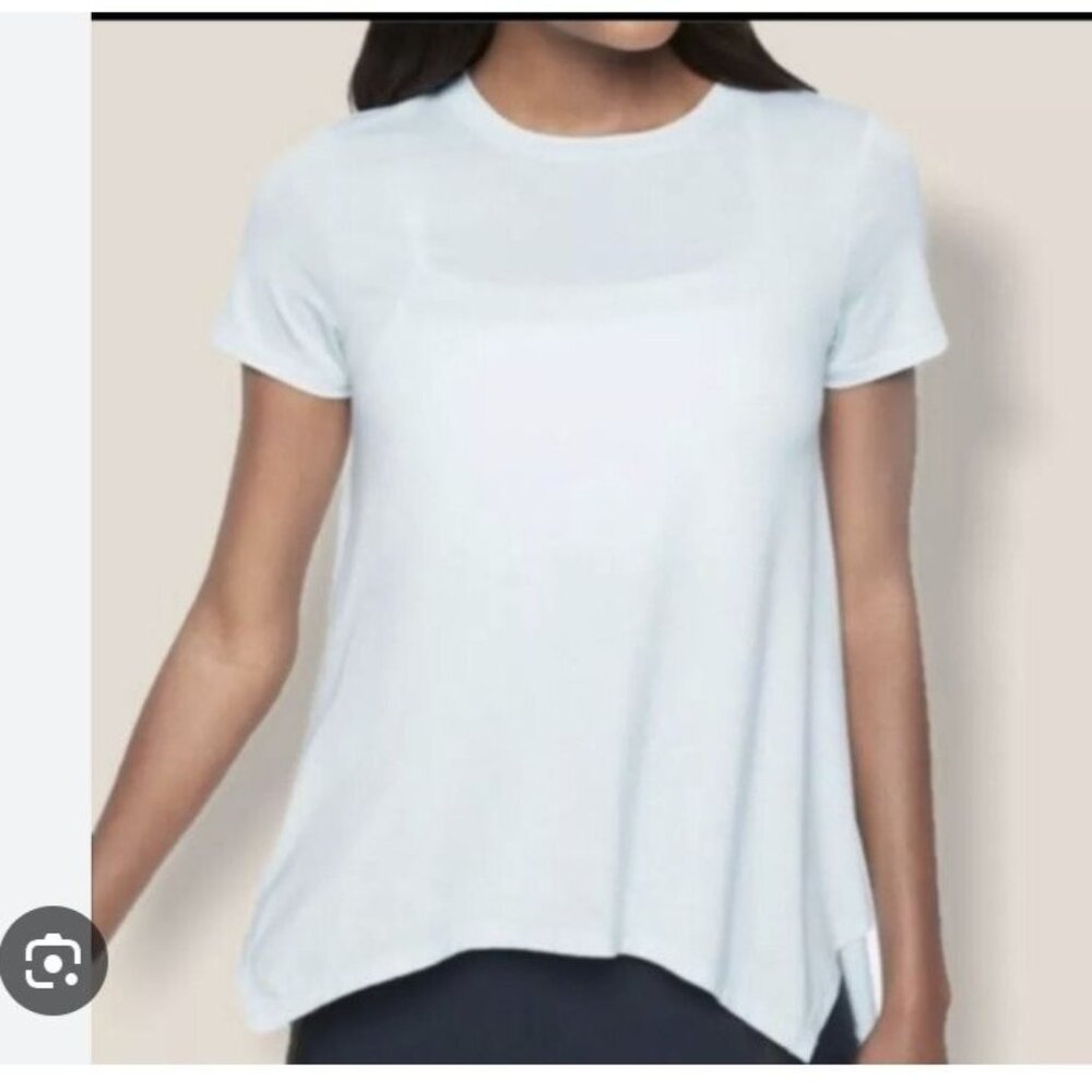 Athleta Essence Handkerchief Hem Top Sz Small Tall